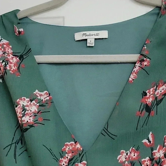 Madewell Marguerite Dress in Butterfly Garden Print - Picture 6 of 13